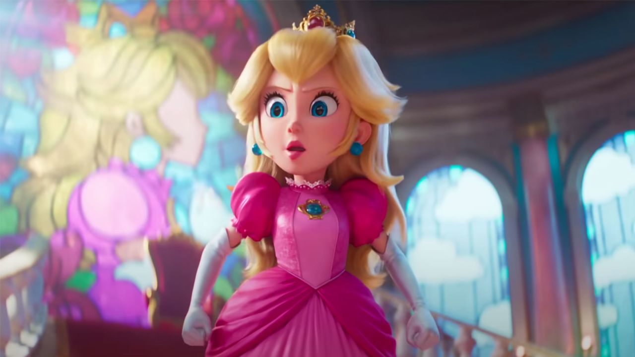 Princess Peach, voiced by Anya Taylor Joy, in 'The Super Mario Bros. Movie.'