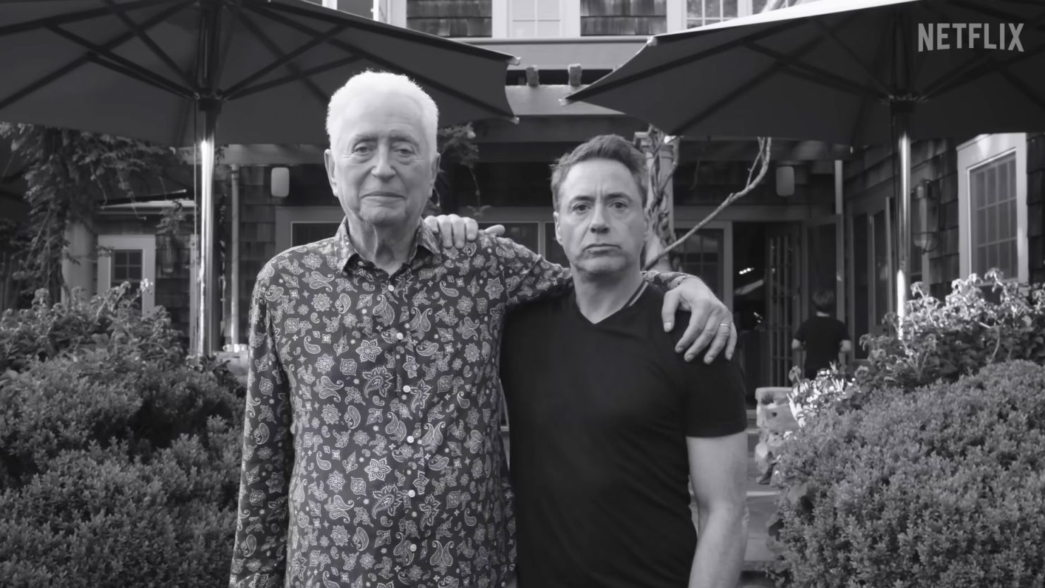 Robert Downey Sr. and Robert Downey Jr. in the Netflix documentary "Sr."