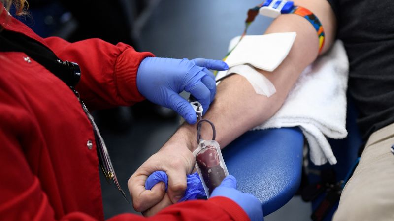 Read more about the article FDA considering shift toward individual risk-based assessments for blood donors – CNN