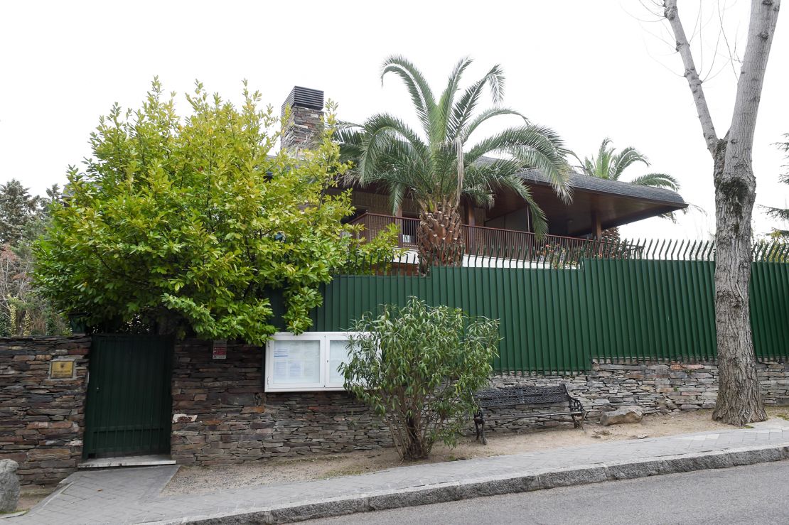 The embassy is located in north-east Madrid.