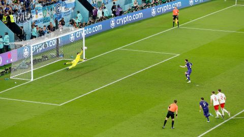 Szczesny saves a penalty from Messi.