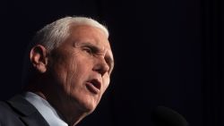 WASHINGTON, DC - JULY 26: Former U.S. Vice President Mike Pence speaks during the Young Americas Foundation Student Conference on July 26, 2022 in Washington, DC. Pence outlined a conservative agenda and took questions about Taiwan and his relationship with former President Donald Trump. (Photo by Nathan Howard/Getty Images)