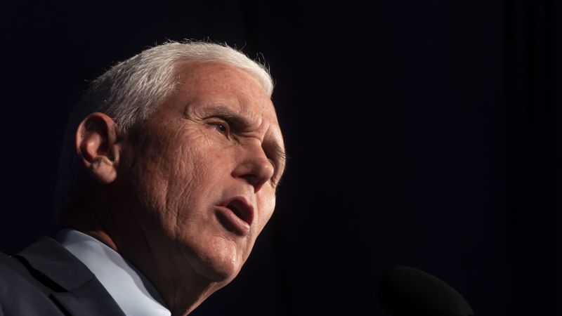 First on CNN: Classified documents found at Pence’s Indiana home | CNN Politics