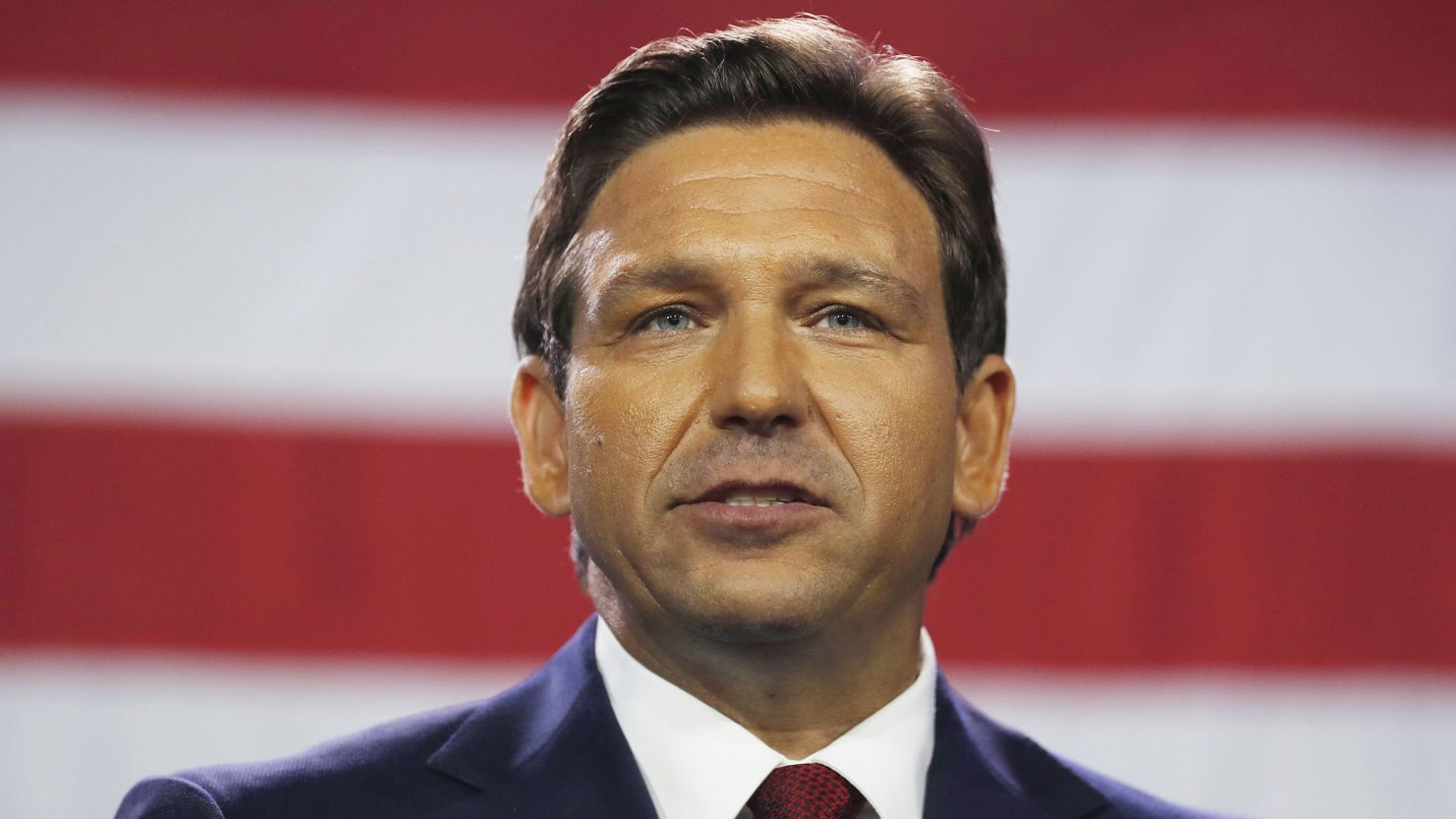 Florida Gov. Ron DeSantis gives a victory speech at his election night watch party in Tampa on November 8, 2022.