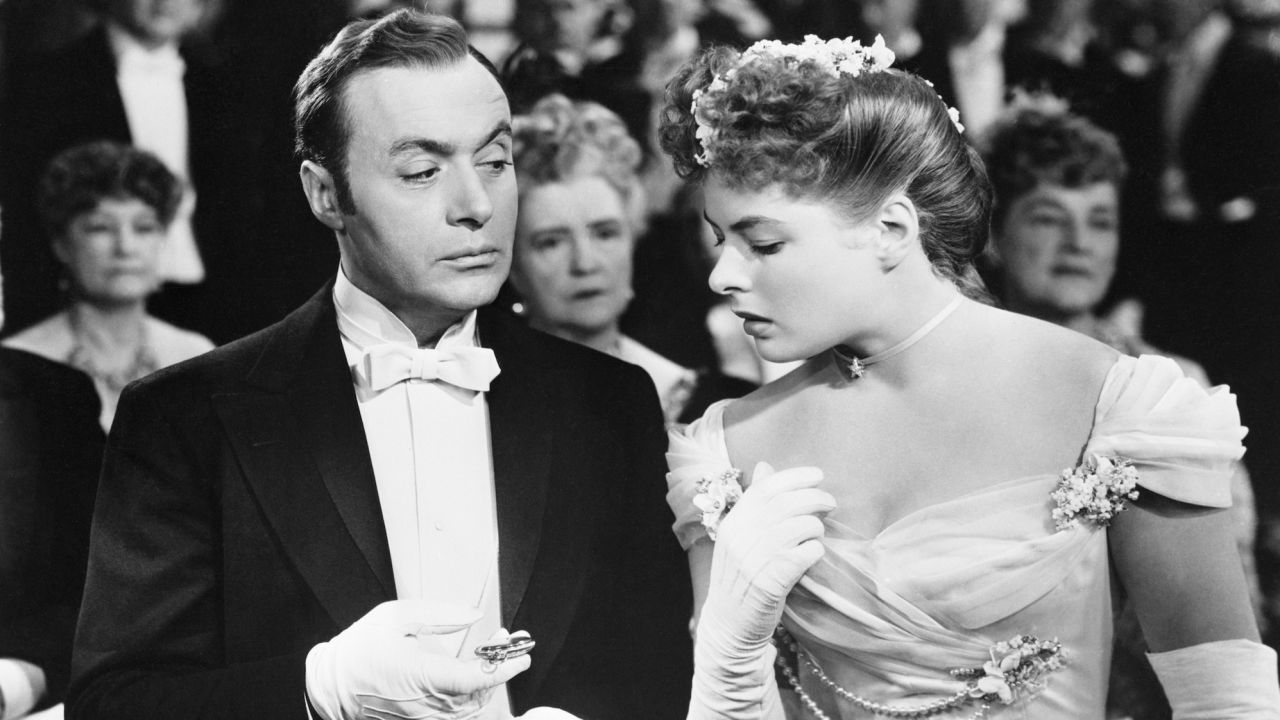 Charles Boyer and Ingrid Bergman in a scene from the MGM film, "Gaslight".