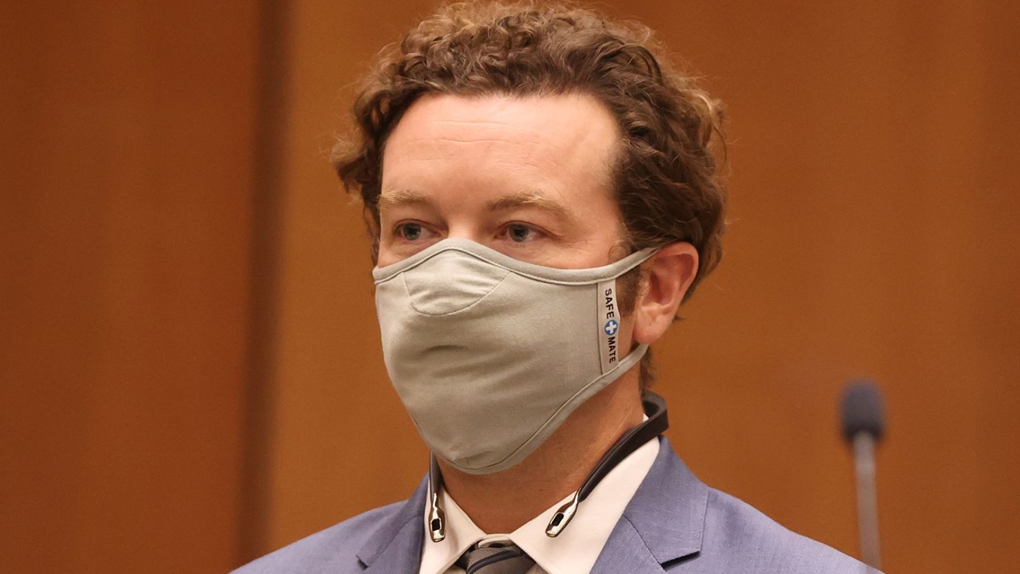 The rape trial of Danny Masterson, seen here while being arraigned in 2020 in Los Angeles, has been declared a mistrial.