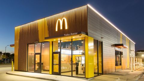 McDonald's unveiled the new test location on Thursday. 