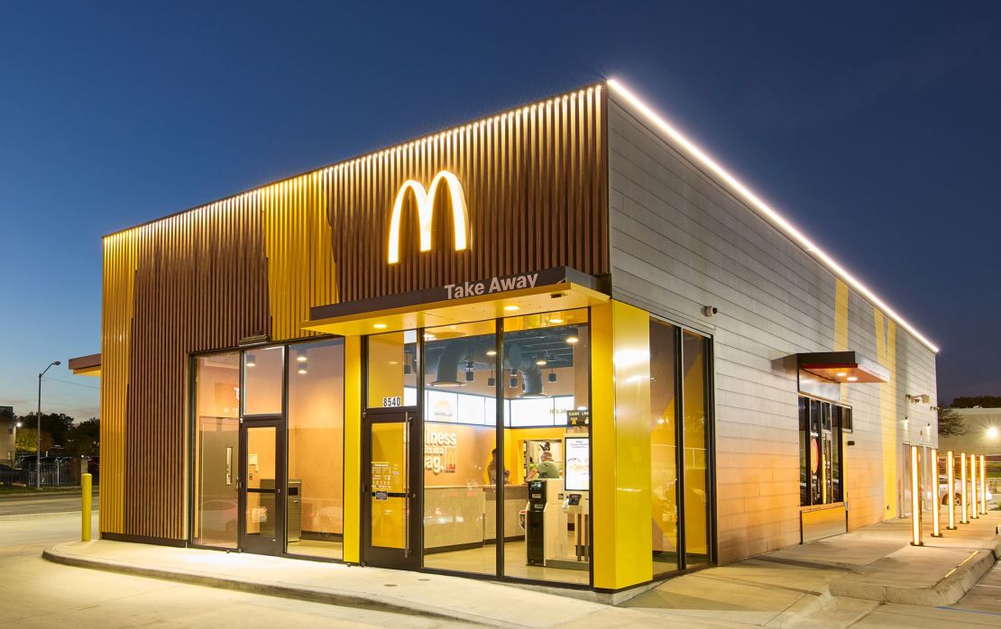 McDonald's unveiled the new test location on Thursday. 