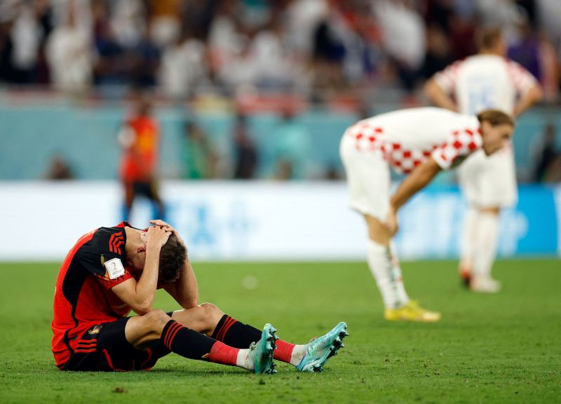 Belgium knocked out of World Cup after goalless draw with Croatia