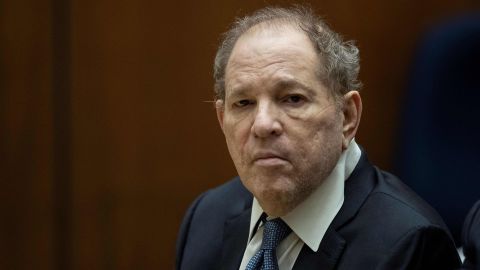 Former film producer Harvey Weinstein appears in court at the Clara Shortridge Foltz Criminal Justice Center in Los Angeles on October 4, 2022. 