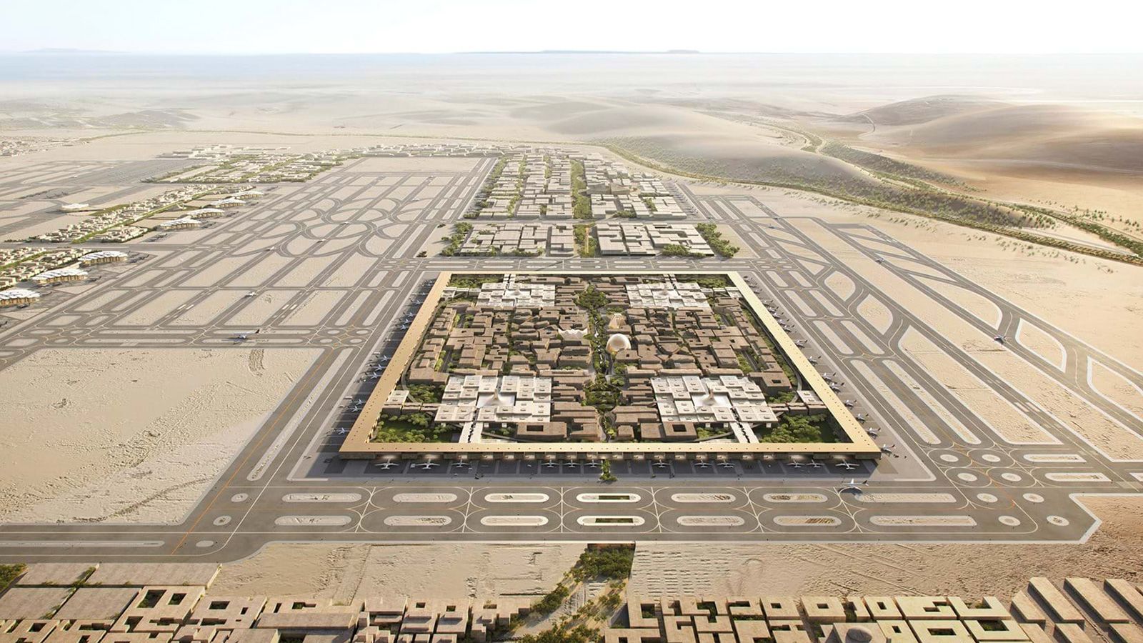 Constructing the World's Largest Airport