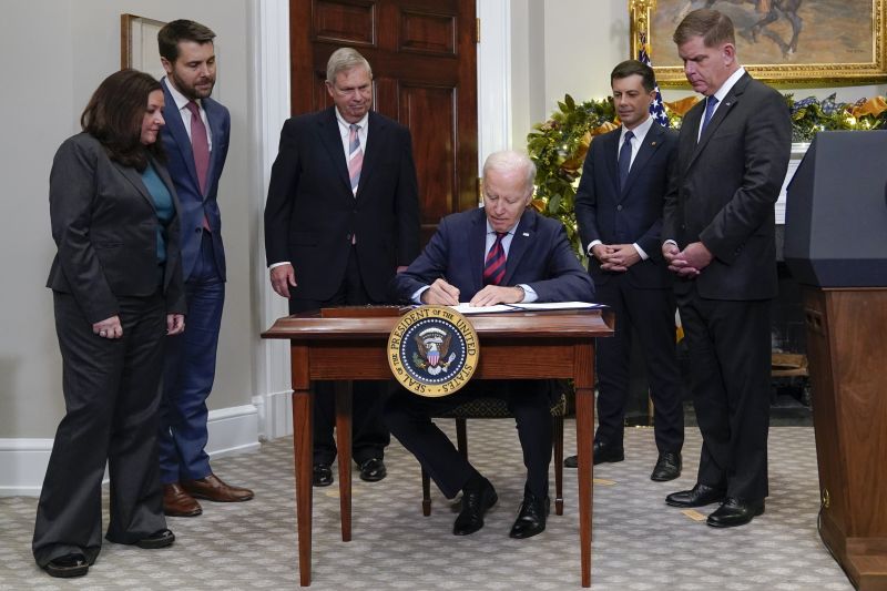 President Joe Biden Signs Legislation To Avert Rail Shutdown | CNN Politics