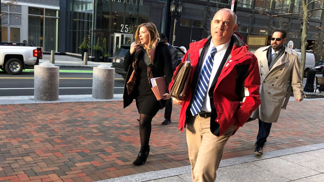 Gregory Conigliaro, seen entering a courthouse in Boston in 2018, was a co-owner of the New England Compounding Center.