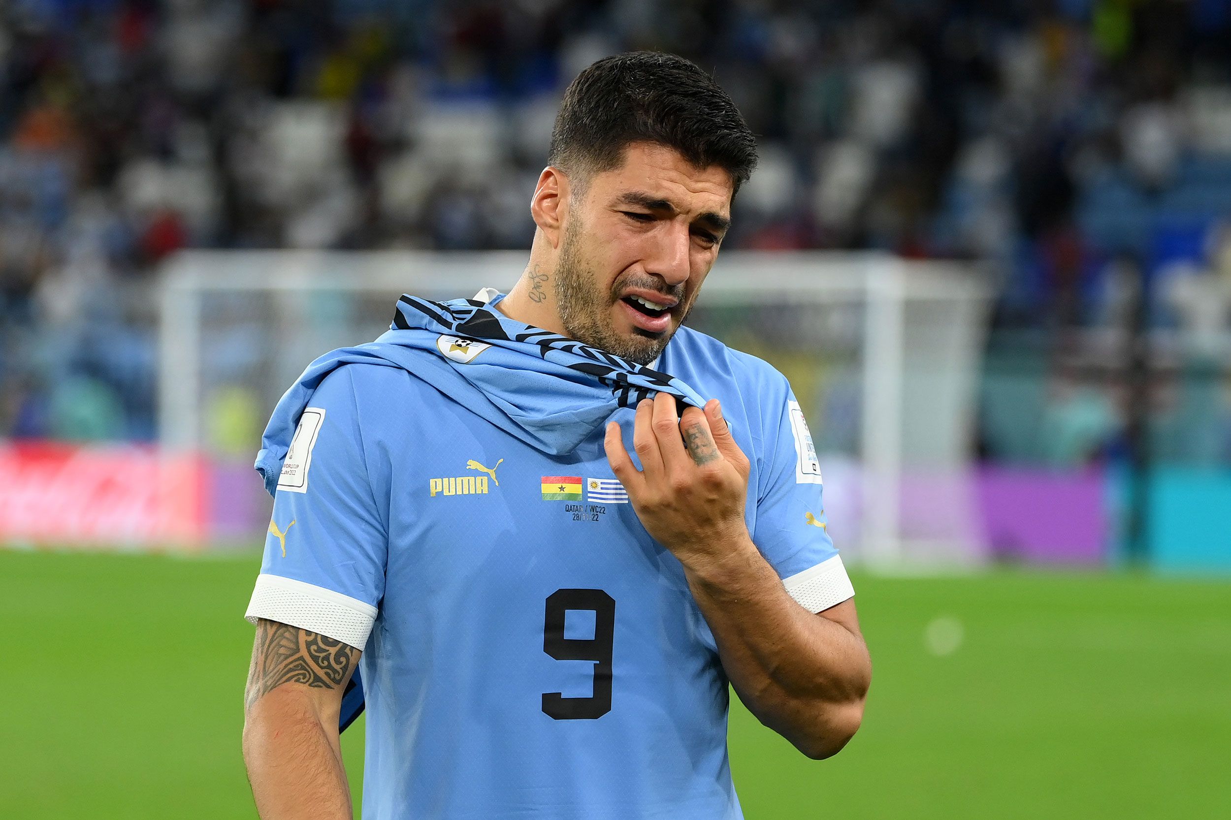 Uruguay beats Ghana in grudge rematch but is eliminated from World