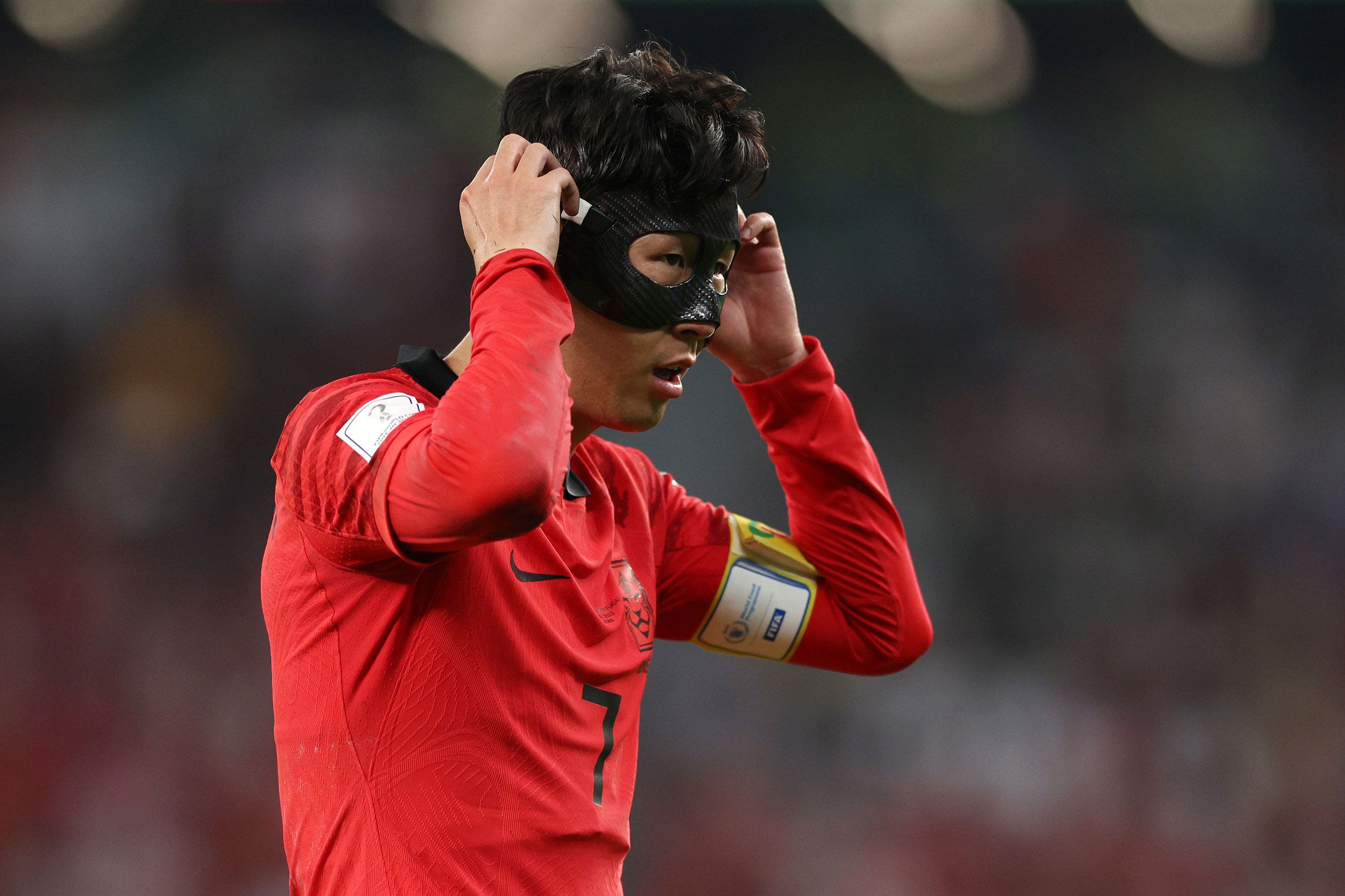 FIFA World Cup 2022: Son Heung Min, sporting a mask, starts for South Korea  vs Uruguay - India Today