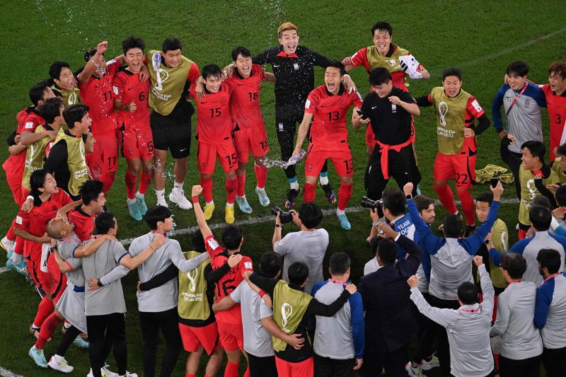 South Korea makes it to World Cup knockout stage, as players watched their fate being decided on phones on pitch CNN