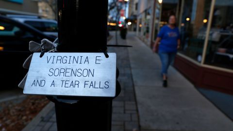 A plaque honoring Virginia 