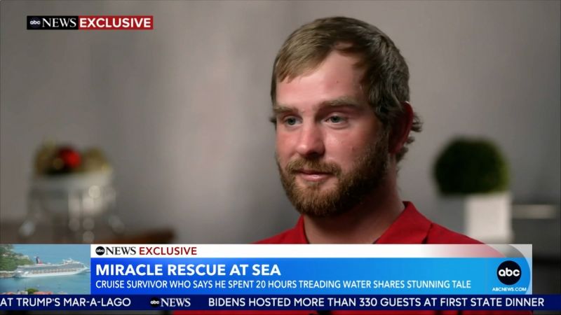 Carnival cruise ship passenger who fell overboard recounts harrowing experience