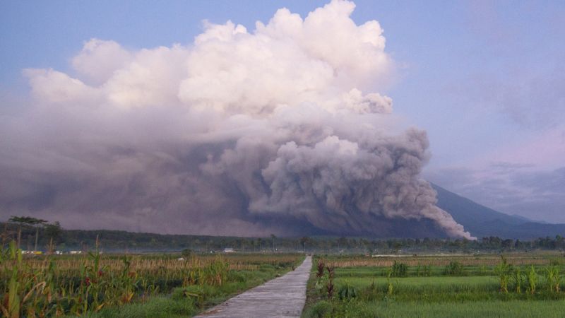 Mount Semeru: Alert after Indonesia volcano eruption