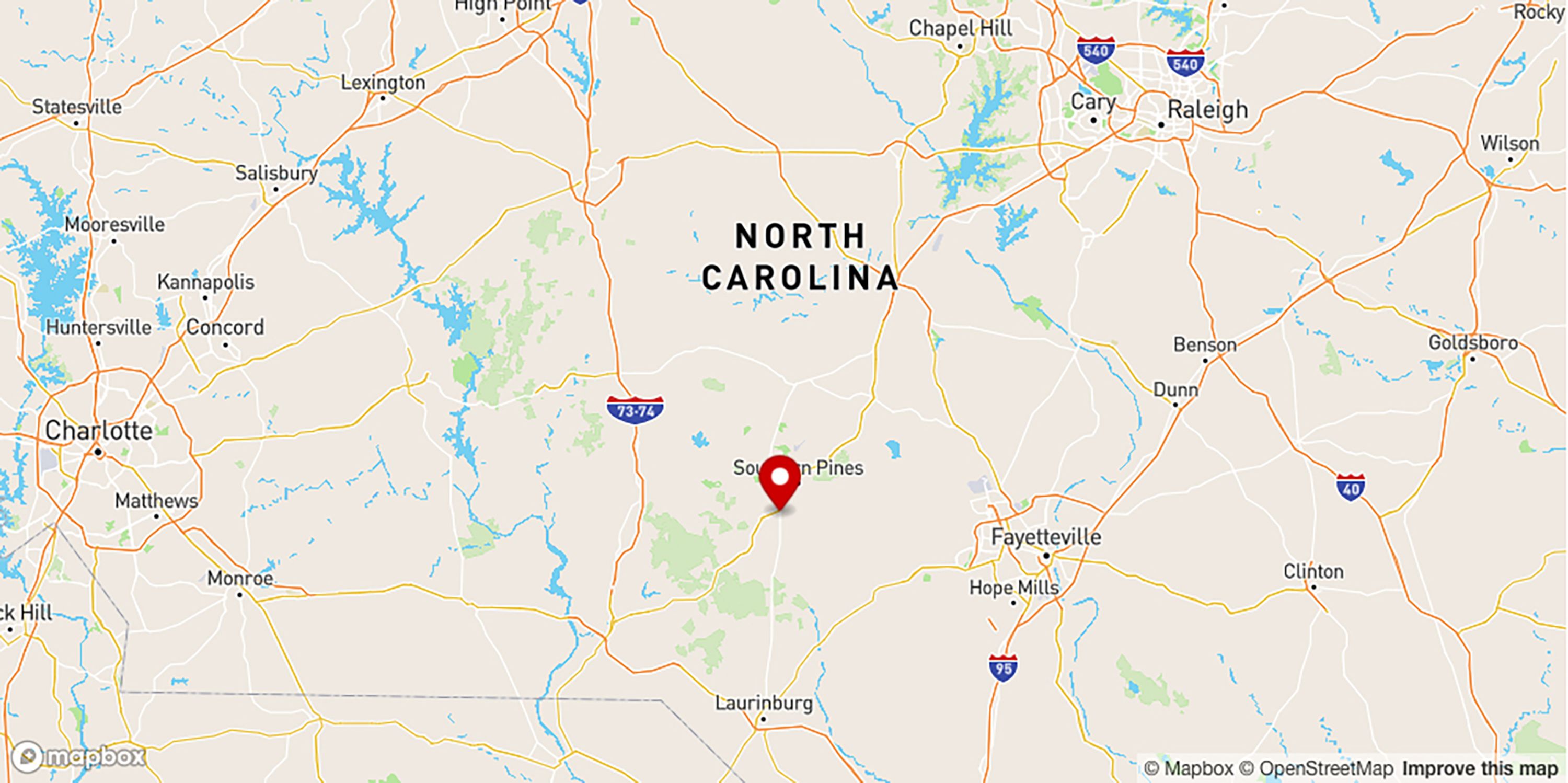 North Carolina Power Substations