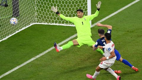 Pulisic injured himself scoring against Iran but recovered in time to play the Netherlands.