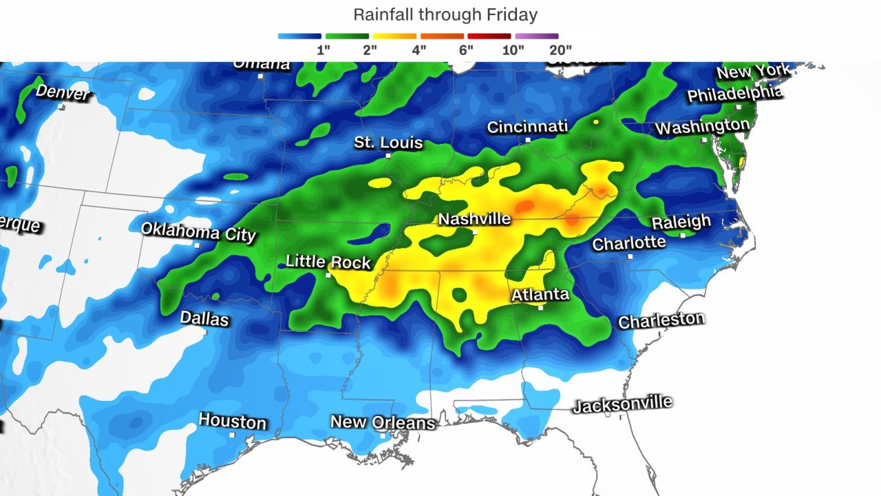 weather rainfall forecast through friday 12042022