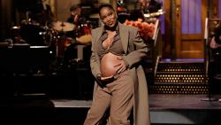 Host Keke Palmer during her 'Saturday Night Live' monologue on Saturday, December 3, 2022