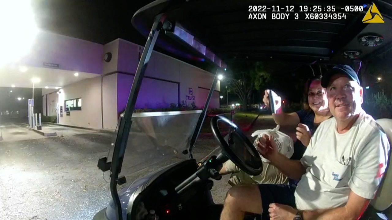 Body camera footage taken from a traffic stop last month.