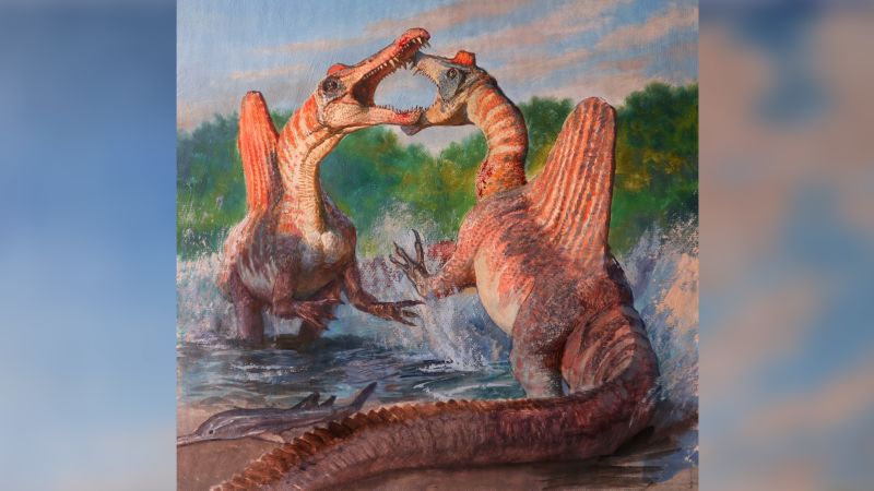 Spinosaurus yang menakutkan bukanlah momok laut prasejarah