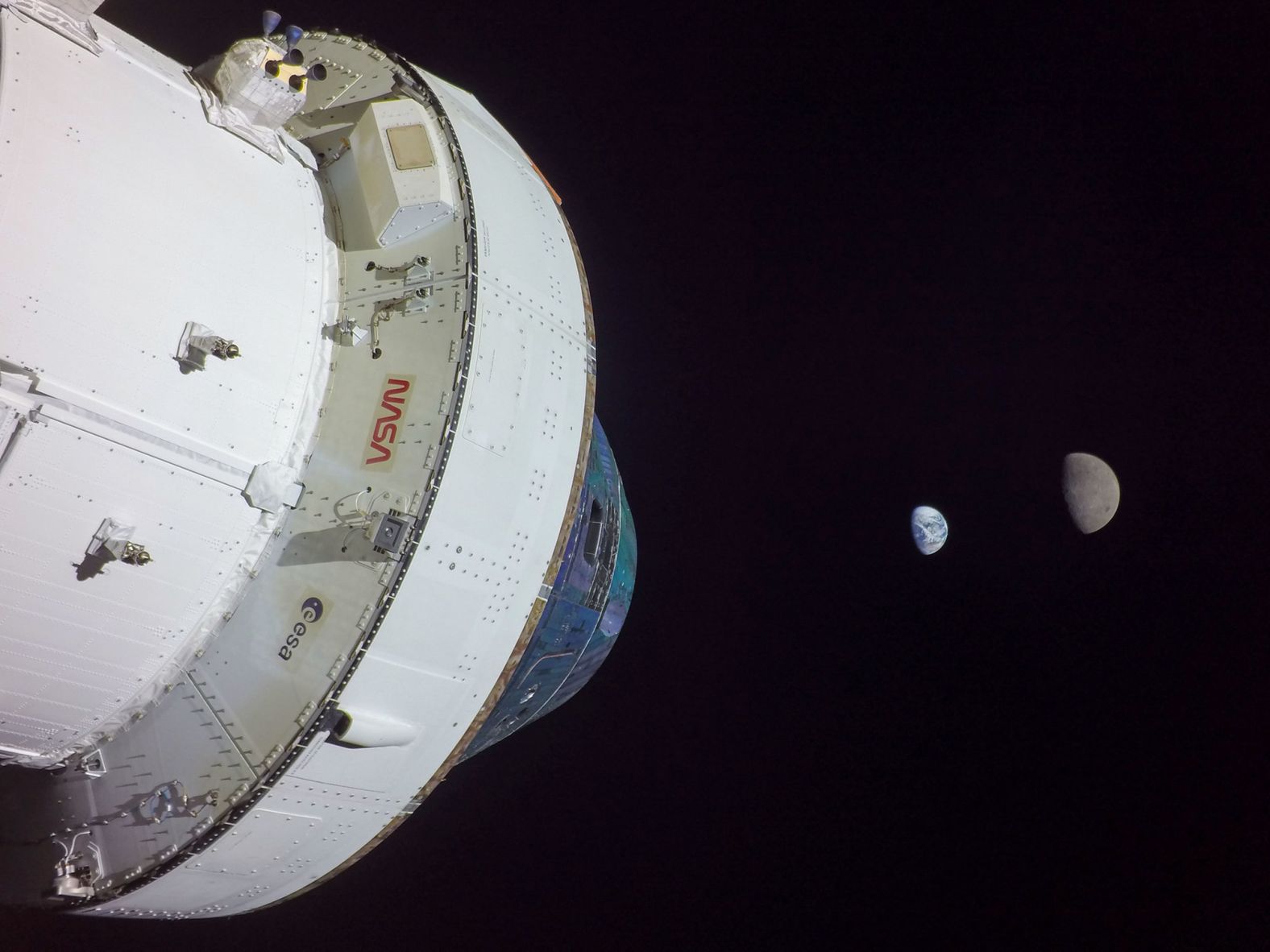 NASA's Orion spacecraft captured a photo of the Earth and moon on the twelfth day of the Artemis I mission. Orion reaching a maximum distance of nearly 270,000 miles from Earth, before beginning the trip back.