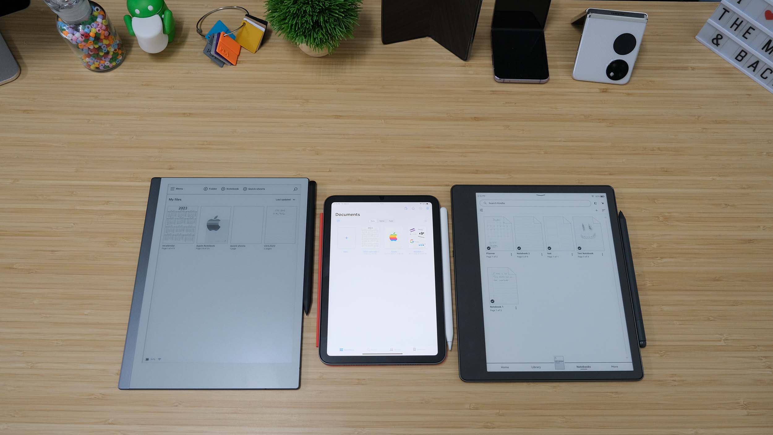 Kindle Scribe vs. ReMarkable 2 vs. iPad Mini