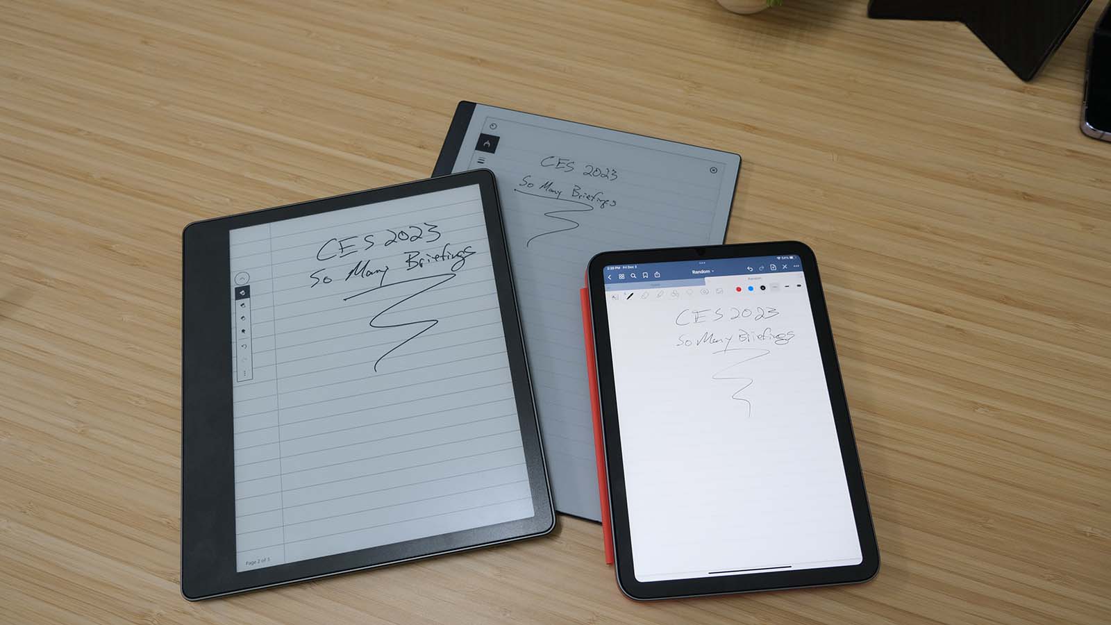 Kindle Scribe vs. ReMarkable 2 vs. iPad Mini