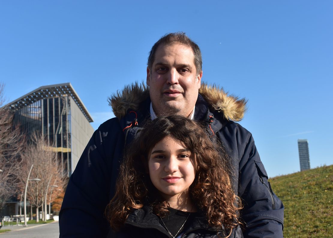 David Valazzi and his 10-year-old daughter, Katya Valazzi.