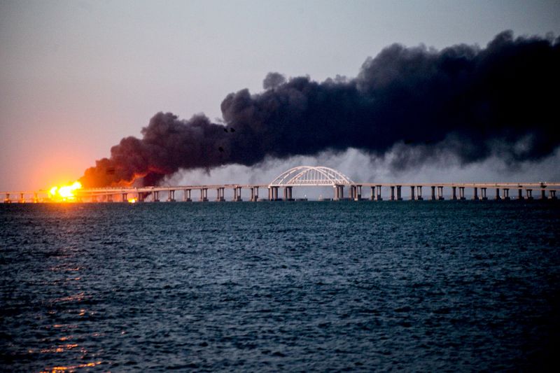 Putin Visits Key Crimea Bridge Damaged By Huge Explosion In October | CNN