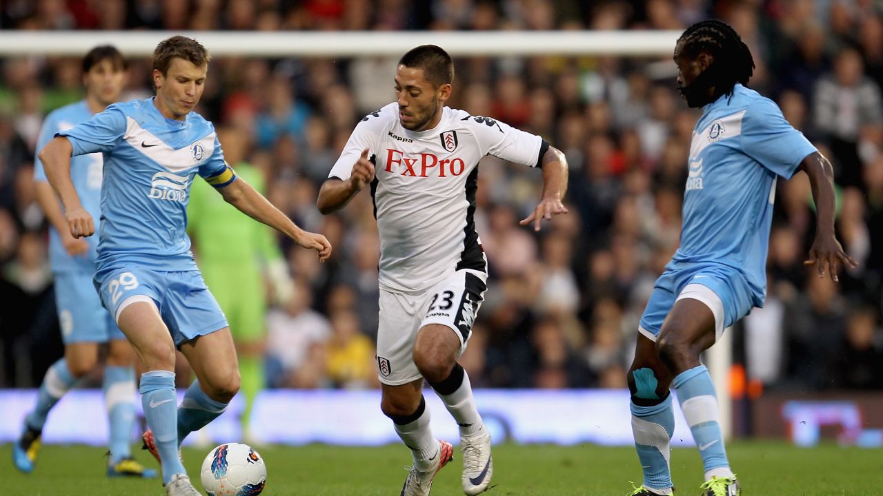 Boateng chases USMNT icon Clint Dempsey -- then of Fulham -- while playing for Ukrainian team FC Dnipro Dnipropetrovsk in 2011.