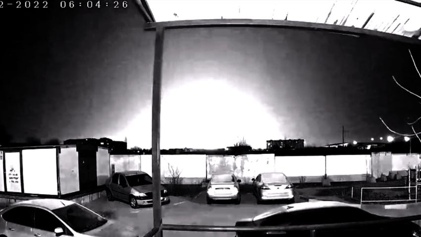 CCTV appears to show explosion in Russian city of Engels
