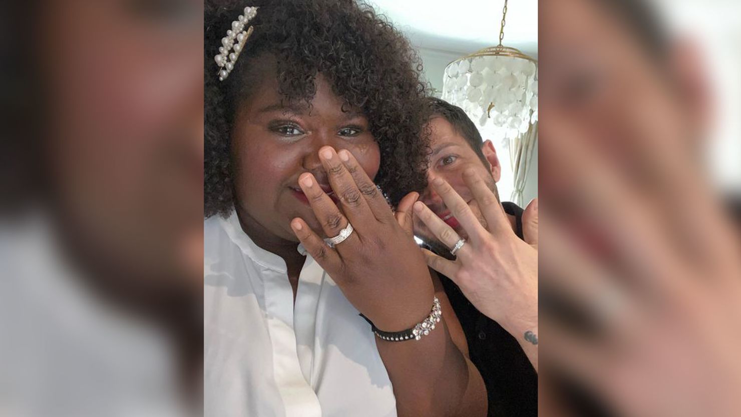 Gabourey Sidibe and Brandon Frankel dropped some surprise good news on Monday.