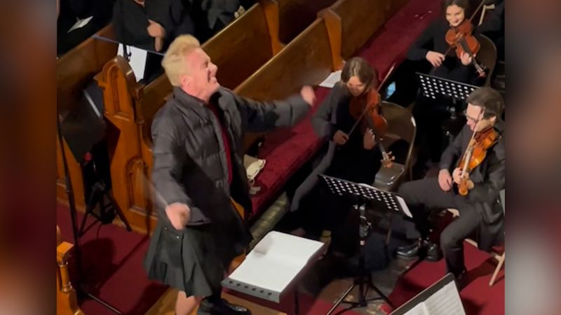 'Totally uninhibited' dancing guest conductor goes viral – CNN