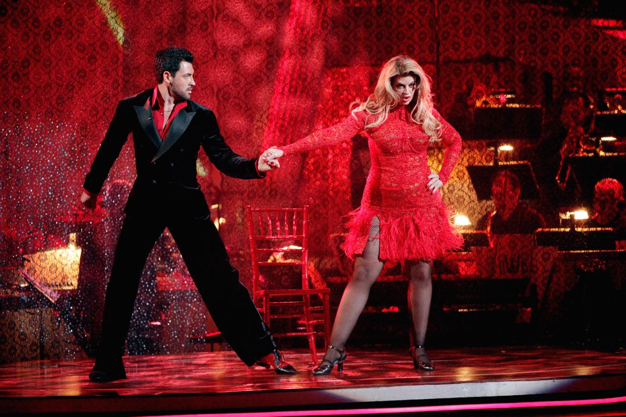 Maksim Chmerkovskiy dances with Alley during her appearance as a contestant on "Dancing with the Stars" in 2011. Alley came in second place and competed on a second season of the show in 2015.