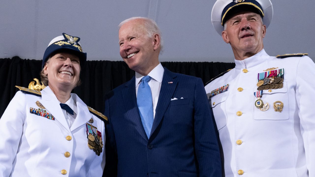 Admiral Linda Fagan took over as the head of the Coast Guard last year, and is the first woman to lead any US military branch. 