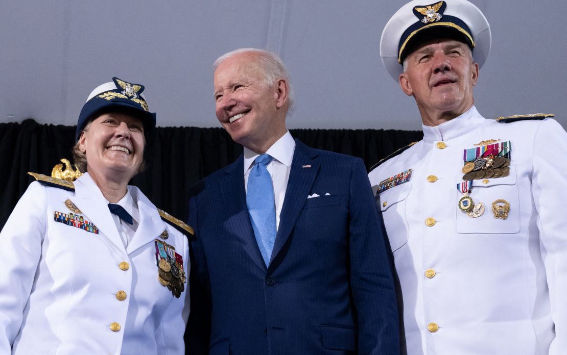 Admiral Linda Fagan took over as the head of the Coast Guard last year, and is the first woman to lead any US military branch. 