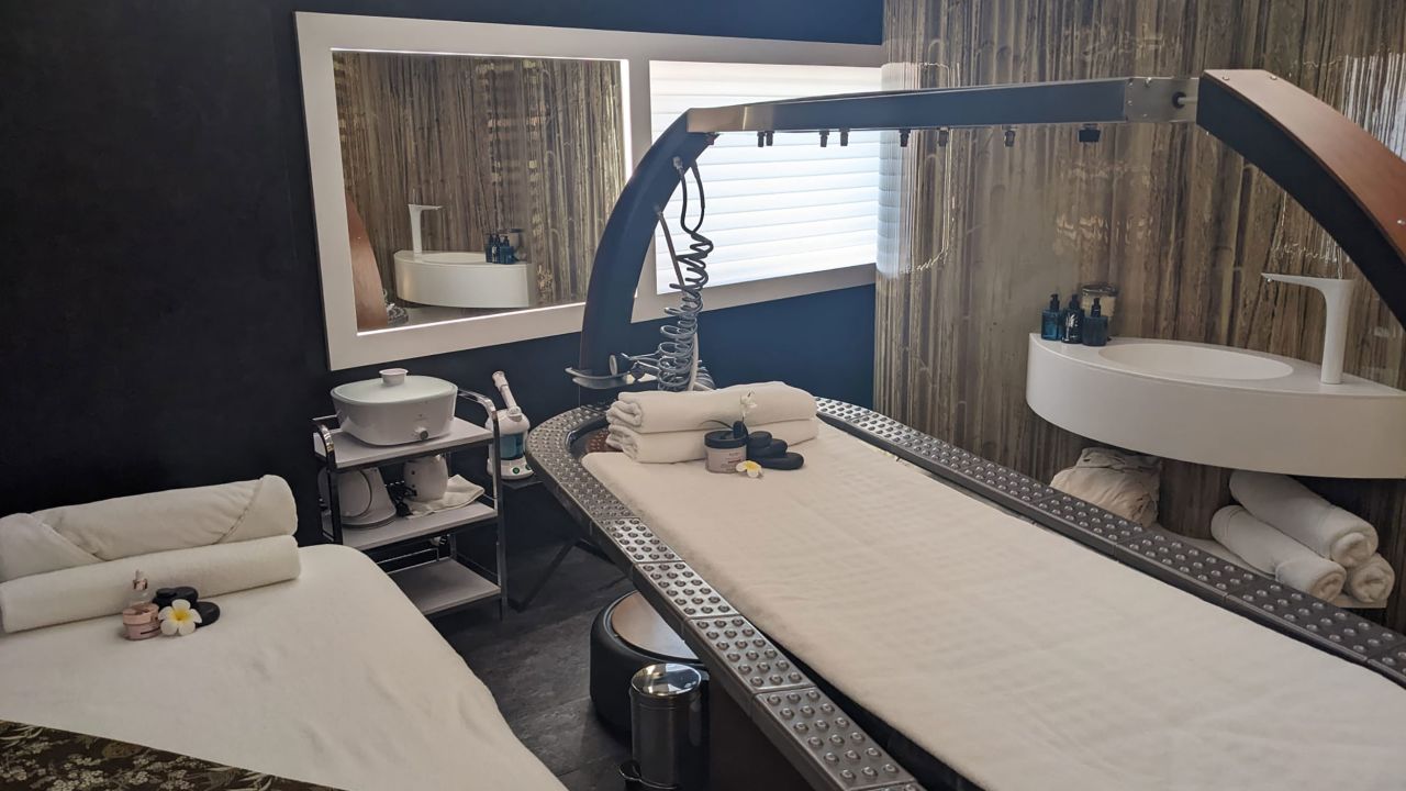 There is a fully functioning spa aboard the superyacht.