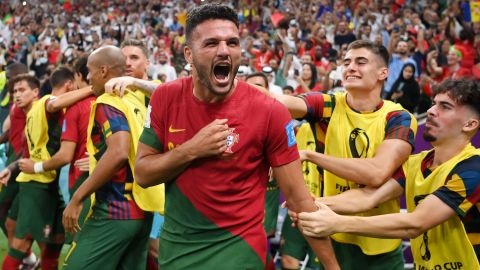 Gonçalo Ramos scored a brilliant hat-trick against Switzerland to give Portugal the lead. 