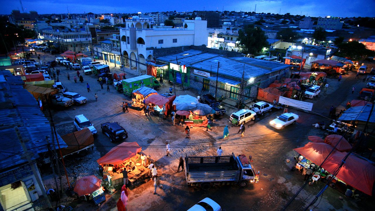 <strong>Somalia: </strong>This is the view from the rooftop of the Al Jazeera Hotel in Hargeisa, the Somali capital.