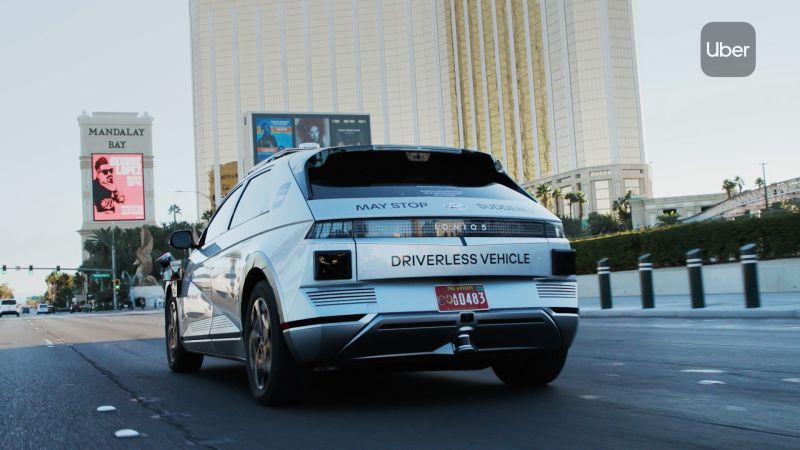 Uber launching self driving cars in Las Vegas CNN Business