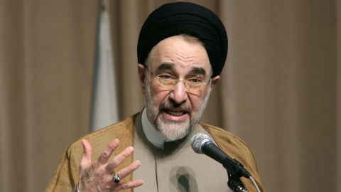 Khatami, pictured in 2006, called on Tehran to 