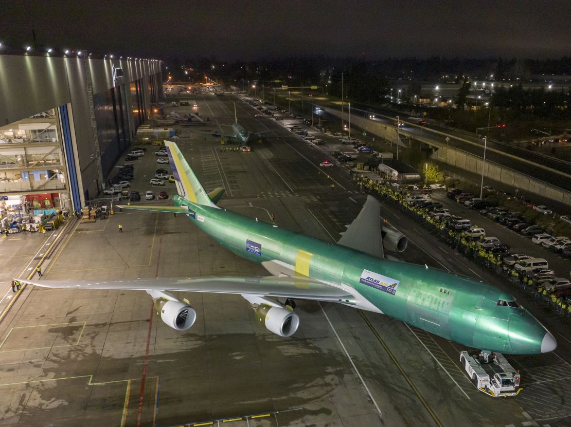 The final Boeing 747 left the company's widebody factory in Washington on December 6.