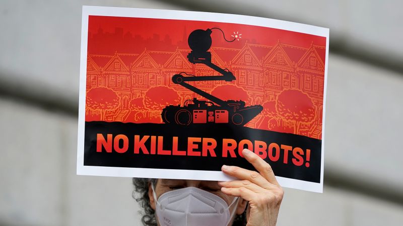Amid public outcry, San Francisco officials reverse course and reject police use of robots to kill - CNN : San Francisco officials voted Tuesday against a controversial measure that would have allowed police to deploy robots to use lethal force in extreme situations, reversing course after public outcry against the policy.  | Tranquility 國際社群