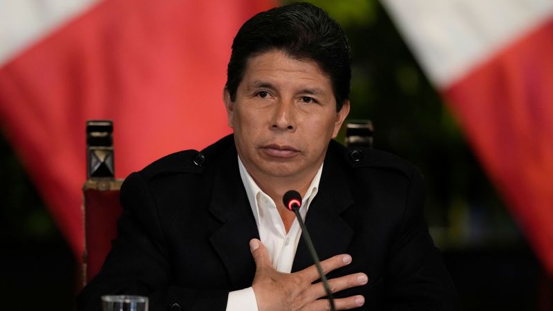 رئيس بيرو كاستيلو تم اتهامه واعتقاله بعد محاولته حل الكونغرس