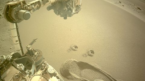 The Perseverance rover recently used a special drill to collect its first samples of crushed rock and dust.